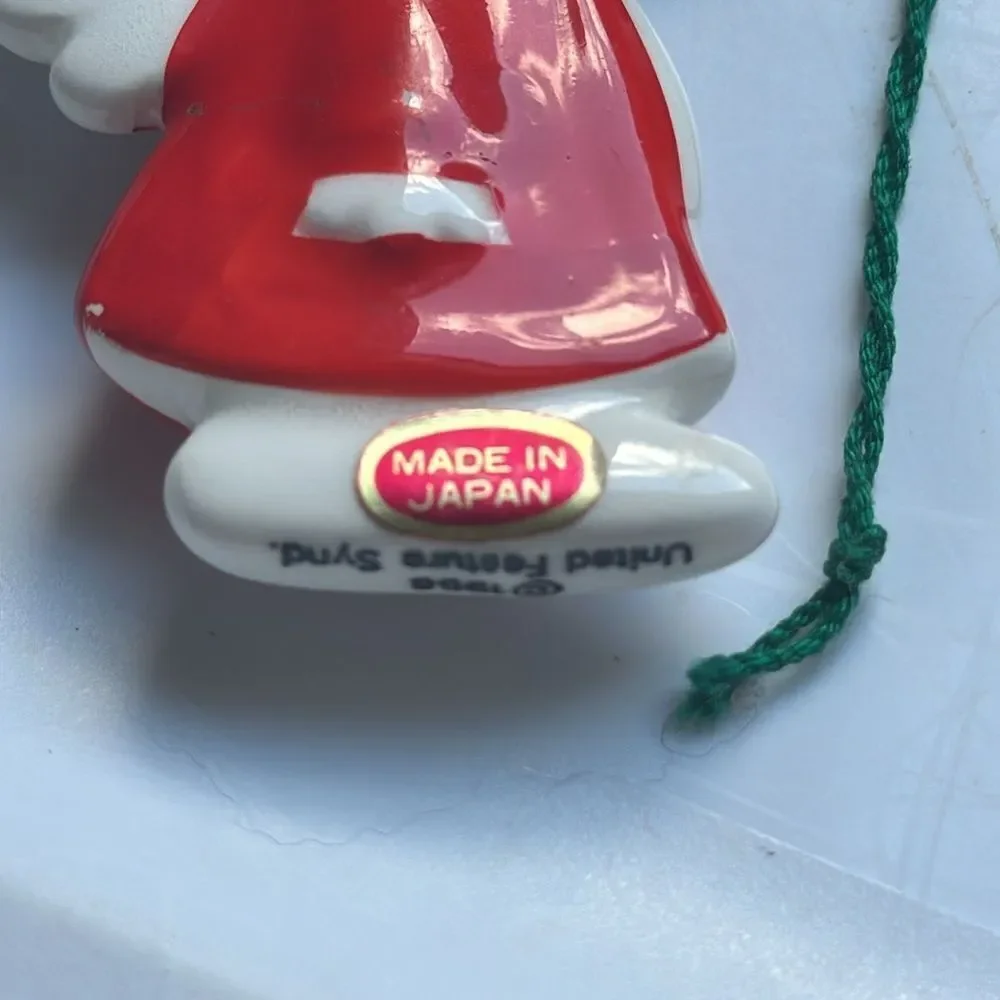 Vintage Snoopy as an Angel ceramic‎ Christmas tree ornament - Picture 6 of 7